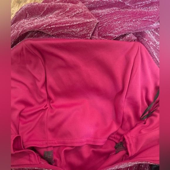 Vintage NWT Jessica McClintock x Gunne Sax Pink Metallic Strapless Gown size 5 - Picture 11 of 15